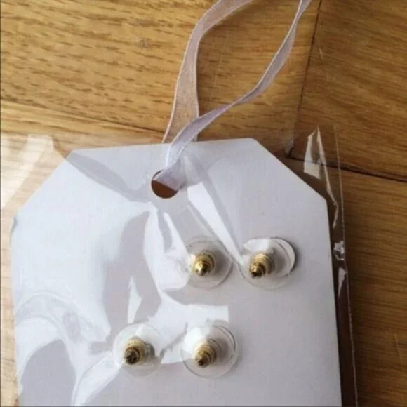 New Rose Gold Earrings Set Of 3 Pairs - Picture 3 of 4